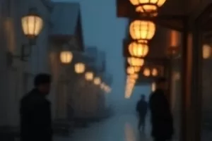《长夜归航》货轮靠岸时的港口灯光与吊臂画面